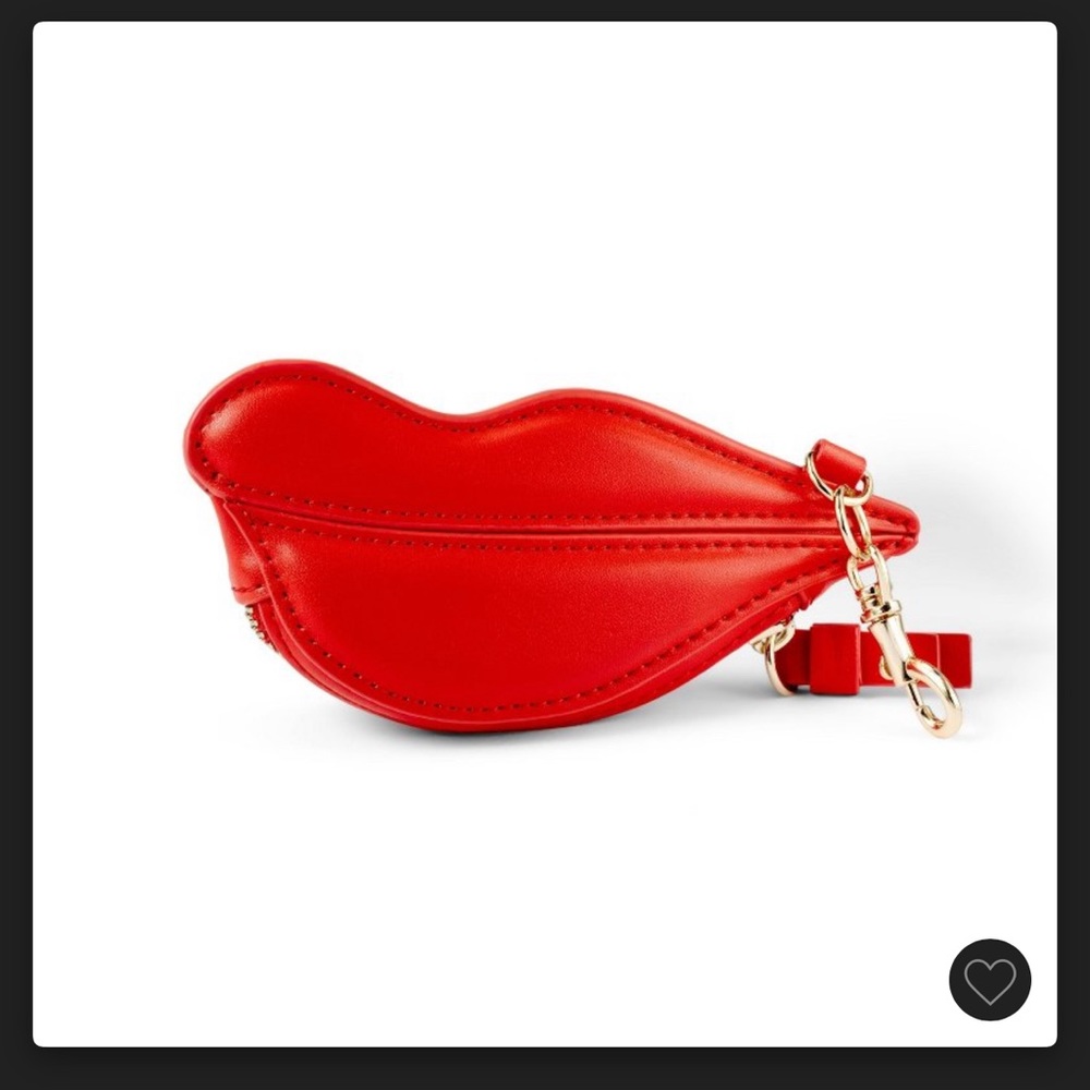 DVF for Target Diane Von Furstenberg RED LIPS COIN POUCH purse Accessory Viral